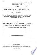 Desagravio de la medicina española injuriada por (el francés Fournier) el autor del articulo medicina militar del diccionario de las ciencias medicas que se publica ... en Paris