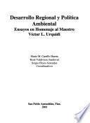 Desarrollo regional y política ambiental