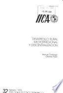 Desarrollo rural microrregional y descentralización