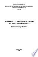 Desarrollo sostenible en los sectores marginales