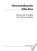 Descentralización educativa