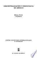 Descentralización y democracia en México