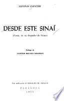 Desde este Sinaí