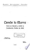 Desde la barra