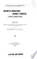 Deslinde de jurisdicciones nacional y provincial en materia de concesiones ferroviarias