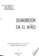 Desnutricion en el niño