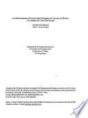 Determinantes de la inversión extranjera de cartera en México