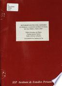Determinantes del ahorro interno y ajuste estructural en el Peru 1990-1995