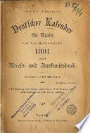 Deutscher Kalender für Krain und das Küstenland auf das Jahr ...