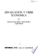 Devaluación y crisis económica