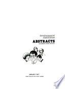 Developmental Disabilities Abstracts