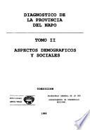 Diagnóstico de la Provincia del Napo: Aspectos demográficos y sociales