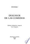 Diálogos de las comedias
