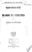 Diario de debates de la Cámara de Diputados