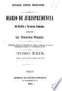 Diario de jurisprudencia del Distrito y territorios federales