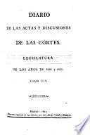 Diario de las actas y discusiones de las cortes