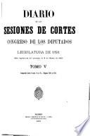 Diario de las Sesiones de Cortes, Congreso de los Diputados