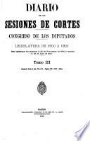 Diario de las Sesiones de Cortes, Congreso de los Diputados