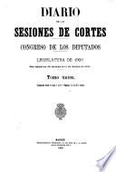 Diario de las Sesiones de Cortes, Congreso de los Diputados