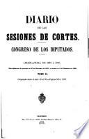 Diario de las Sesiones de Cortes, Congreso de los Diputados