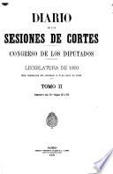 Diario de las Sesiones de Cortes, Congreso de los Diputados