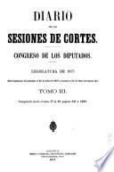 Diario de las Sesiones de Cortes, Congreso de los Diputados