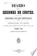 Diario de las Sesiones de Cortes, Congreso de los Diputados