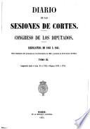 Diario de las sesiones de Cortes