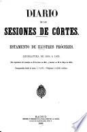 Diario de las sesiones de Cortes