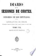 Diario de las sesiones de Cortes