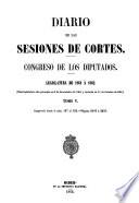 Diario de las sesiones de Cortes
