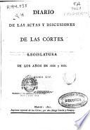 Diario de las Sesiones de Cortes