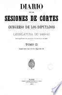 Diario de las sesiones de Cortes