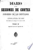 Diario de las sesiones de Cortes