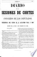 Diario de las sesiones de Cortes