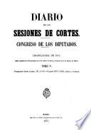 Diario de las sesiones de Cortes