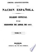 Diario de las sesiones de Cortes
