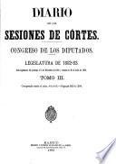 Diario de las sesiones de Cortes
