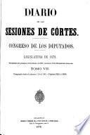 Diario de las sesiones de Cortes