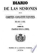 Diario de las sesiones de Cortes