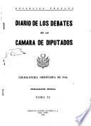 Diario de los debates de la Cámara de Diputados