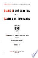 Diario de los debates de la Cámara de Diputados