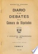 Diario de los debates de la Cámara de Diputados