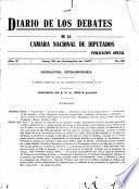 Diario de los debates de la Cámara de Diputados