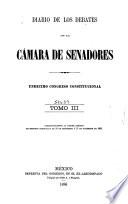 Diario de los debates de la Cámara de Senadores