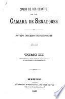 Diario de los debates de la Cámara de Senadores