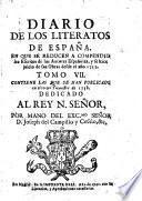 Diario de los literatos de España