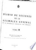 Diario de sesiones de la Asamblea General de la Republica Oriental del Uruguay