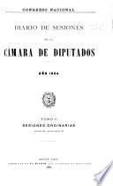 Diario de sesiones de la Cámara de Diputados