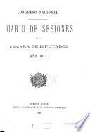 Diario de sesiones de la Cámara de Diputados